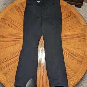 Vintage Obermeyer Black Wool Blend Ski Pants